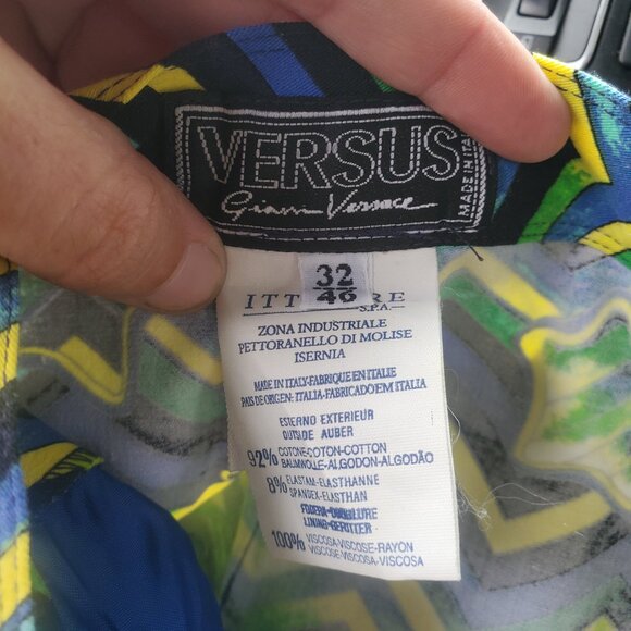 Gianni Versace Multicolored with "Stars" Pencil Skirt - Picture 6 of 6